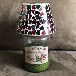 Glass Mosaic Candle Top